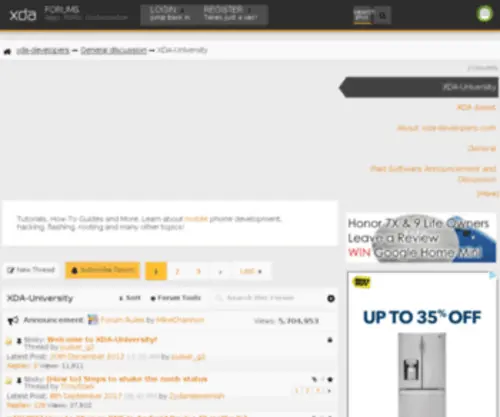 Xda-University.com(Xda University) Screenshot