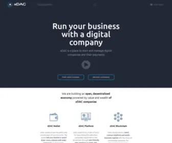 Xdac.net(Start your decentralized company) Screenshot