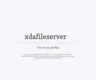 Xdafileserver.nl(xdafileserver) Screenshot