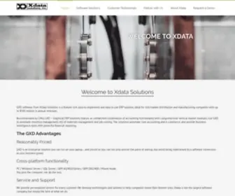 Xdata.com(Xdata solutions) Screenshot