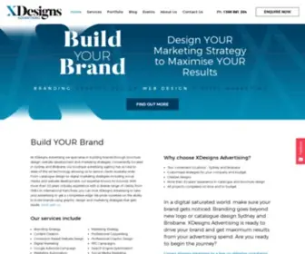 Xdesigns.com.au(Web, Graphic, Logo, Flyer & Catalogue Design) Screenshot