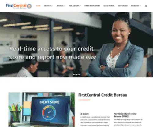 XDScreditbureau.com(FirstCentral Credit Bureau Limited) Screenshot