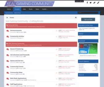 Xealgaming.net(Xeal Gaming Community) Screenshot