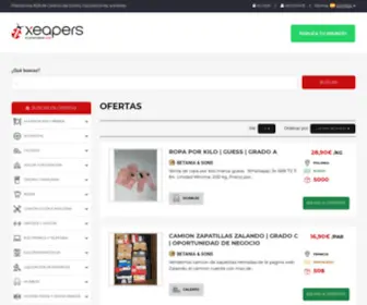 Xeapers.com(Gestión de Stocks) Screenshot