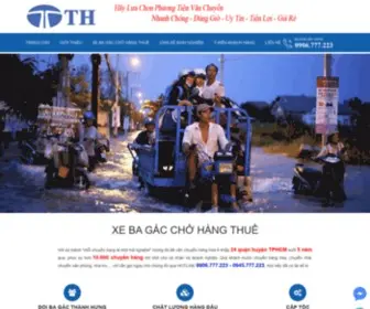 Xebagacchohangthue.com(Xe ba gac cho hang) Screenshot