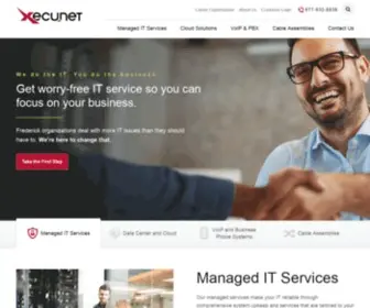 Xecu.net(Managed IT Service Provider in Frederick) Screenshot
