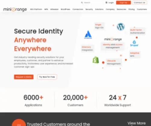 Xecurify.com(MiniOrange Secure It Right) Screenshot