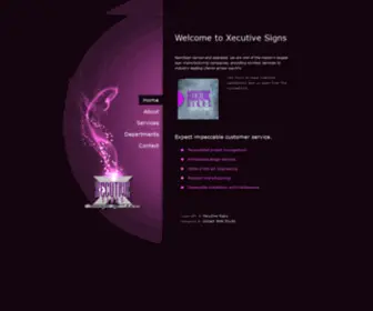 Xecutivesigns.com.na(Xecutive Signs) Screenshot