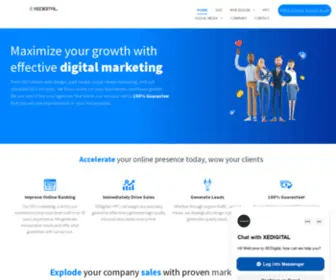 Xedigitalmarketing.com(Helping You Grow Your Business) Screenshot