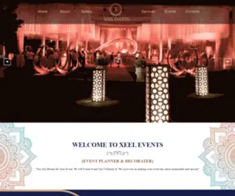 Xeelevents.com(Xeel Events) Screenshot