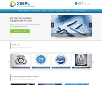 Xeepl.com(Xtreme engineering equipments pvt ltd) Screenshot