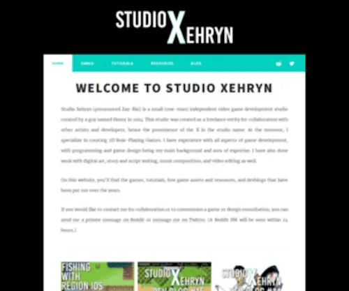 Xehryn.com(Studio Xehryn) Screenshot