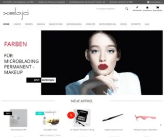 Xelajo-Onlineshop.de(Microblading Shop) Screenshot