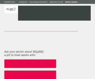 Xeljanz.com(XELJANZ® (tofacitinib)) Screenshot
