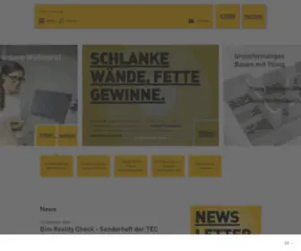 Xella.ch(Moderne Porenbeton Wandbaustoffe für Ihre Bauvorhaben) Screenshot