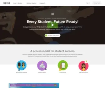 Xello.world(Xello is engaging college and career readiness software) Screenshot