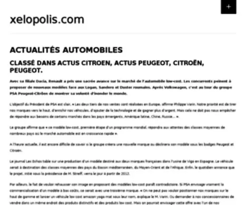 Xelopolis.com(Xelopolis) Screenshot