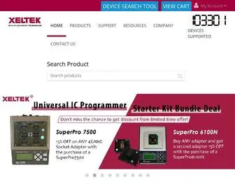 Xeltek.com(Universal IC Chip Programmers) Screenshot