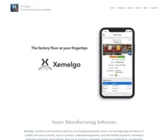 Xemelgo.com(Smart manufacturing solutions that provide complete visibility into industrial operations. Real) Screenshot