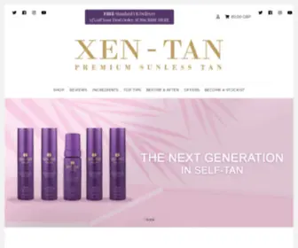 Xen-Tan.co.uk(Xen-Tan, Fake Tan, Self Tanning Products) Screenshot