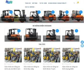 Xenangdoosan.com(Xe nang doosan) Screenshot