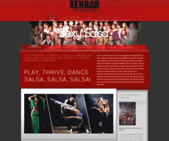 Xenbar.com(Xenbar the Salsa Club) Screenshot