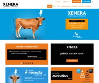 Xenera.com(XENERA Compañía Eléctrica te ofrece A Vaquiña polo que Vale) Screenshot