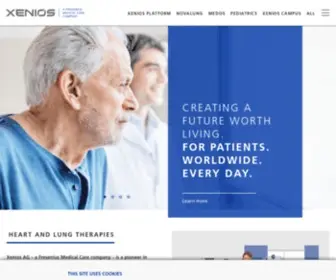 Xenios-AG.com(Xenios AG) Screenshot