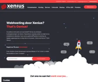 Xenius.be(Beter zakendoen door een overstap naar de cloud) Screenshot