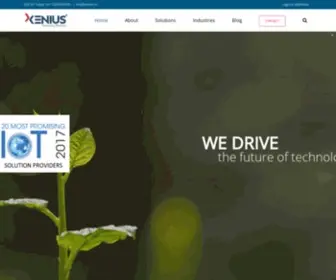 Xenius.in(IoT solutions company Xenius) Screenshot