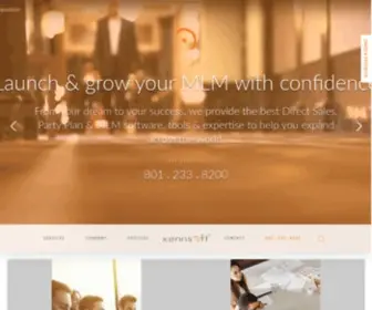 Xennsoft.com(Xennsoft's Enterprise Scalable Direct Sales Software platform) Screenshot