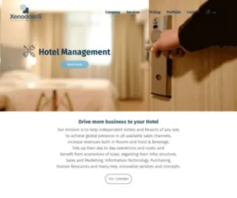 Xenodoxos.com(Hospitality Management) Screenshot