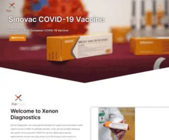 Xenoninitiative.com(Worlds First covid) Screenshot