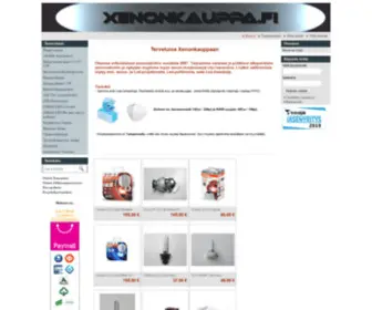 Xenonkauppa.com(Xenonkauppa Finland) Screenshot