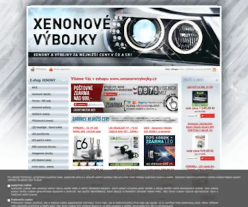 Xenonovevybojky.cz(XENONOVÉ) Screenshot