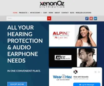 Xenonoz.com(All your Hearing & Audio needs) Screenshot