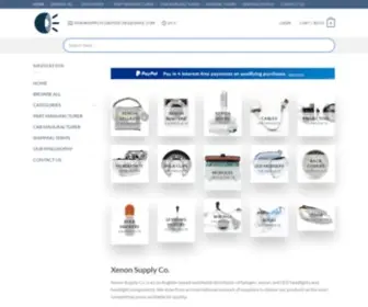 Xenonsupplyco.com(Xenon Supply Co) Screenshot