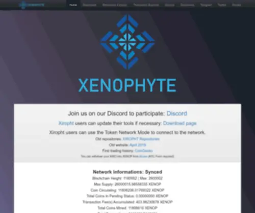 Xenophyte.com(Xenophyte) Screenshot