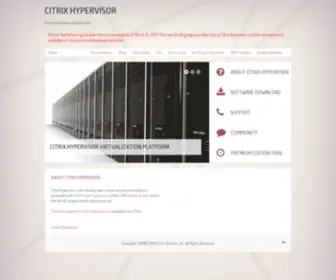 Xenserver.org(Citrix Hypervisor) Screenshot