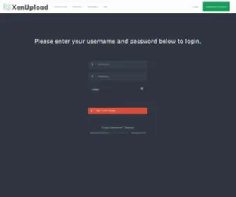 Xenupload.com(Xenupload Business) Screenshot