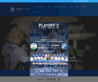 Xerezdeportivofc.com(Xerez Deportivo F.C) Screenshot