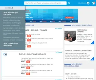 Xerfi.fr(Analyse de marché en ligne Xerfi) Screenshot