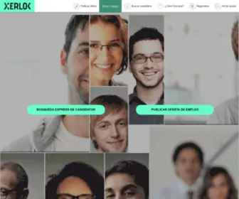 Xerlok.com(Encuentra los mejores empleados de la forma más rápida y fiable en Xerlok) Screenshot