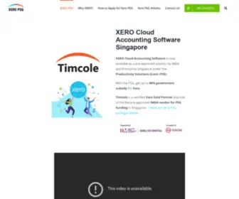 Xeropsg.com(XERO Cloud Accounting Software) Screenshot