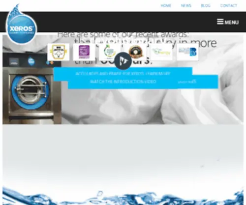 Xeroscleaning.com(Commercial laundryXeros Ltd) Screenshot