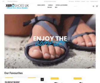 Xeroshoes.co.uk(Xero Shoes) Screenshot