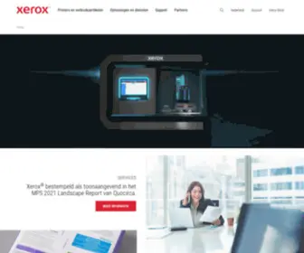 Xerox.nl(Xerox Printers) Screenshot