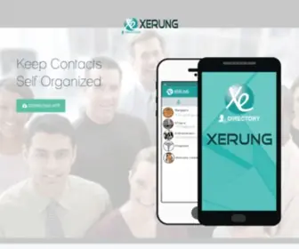 Xerung.com(Enable Actionable Information) Screenshot
