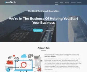 Xesstech.com(A Promising Software Company) Screenshot