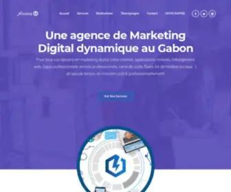 Xeta-Digital.com(Agence de Marketing digital au Gabon) Screenshot